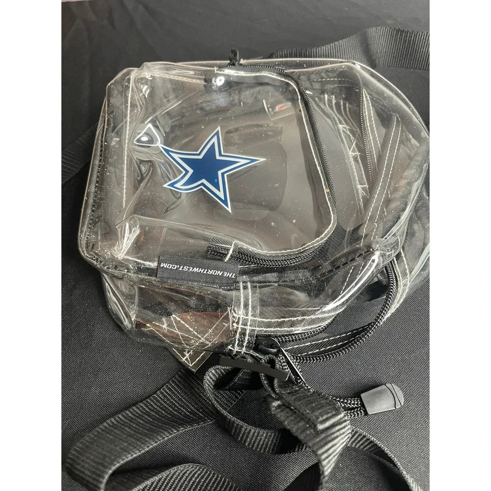 Dallas Cowboys Clear Stadium Backpack NFL Northwest Transparent Bag Star Logo